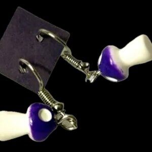 Rare gorgeous handmade jewelry earrings similar to modern streetwear NEW